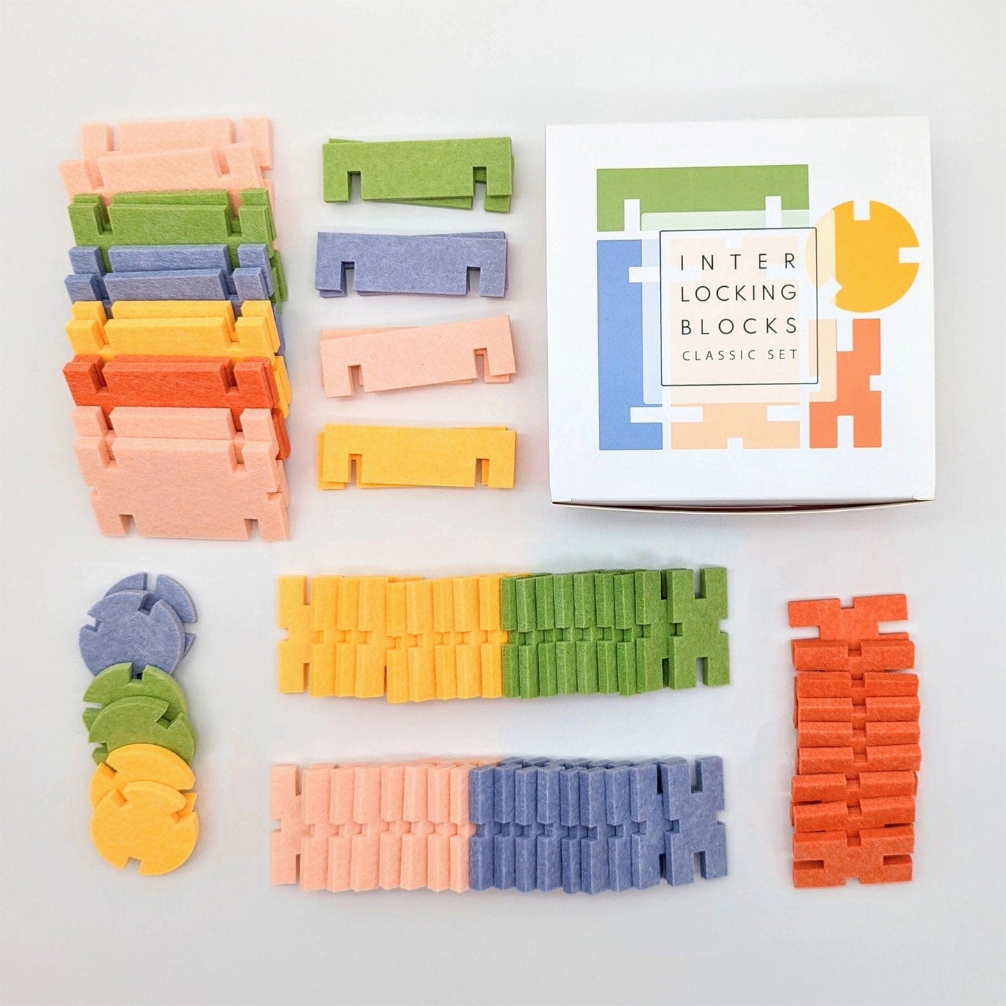 Lowercase Toys Interlocking Blocks Classic Set