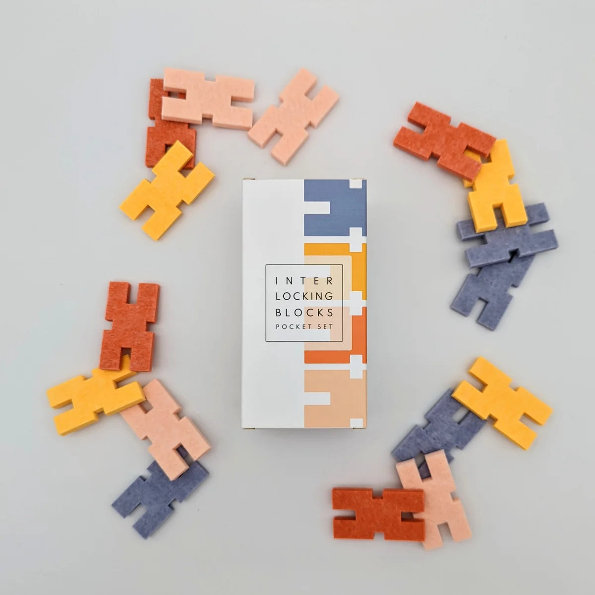 Lowercase Toys Interlocking Blocks Pocket Set Lowercase Toys