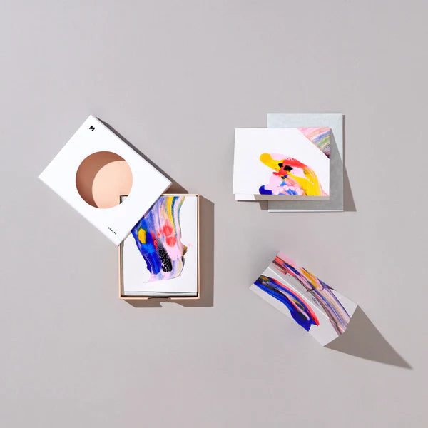 Moglea Rainbow Swirl Stationery Set Moglea