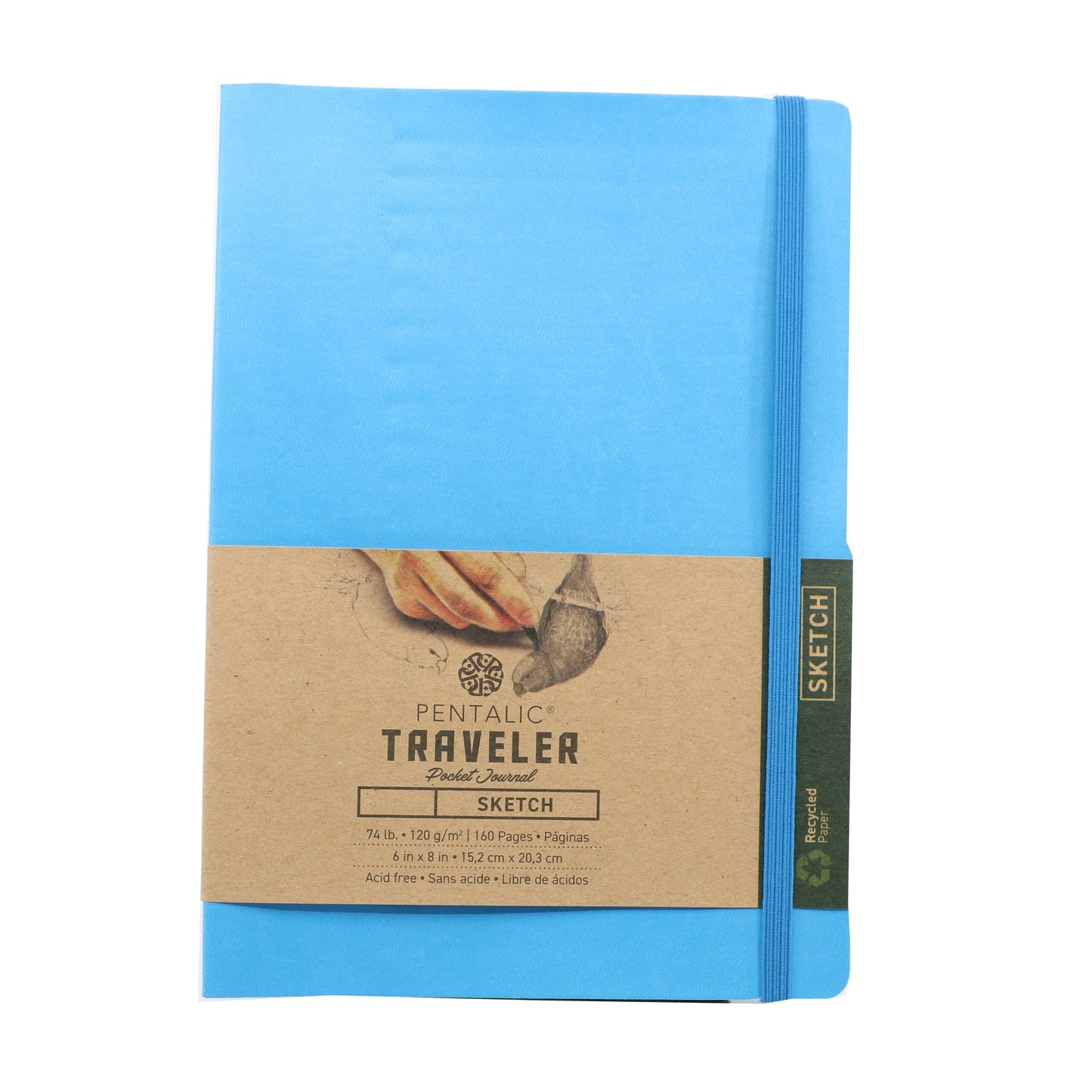 Pentalic Traveler 6x8 Bright Blue