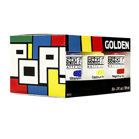 Golden SoFlat Acrylic 6pc