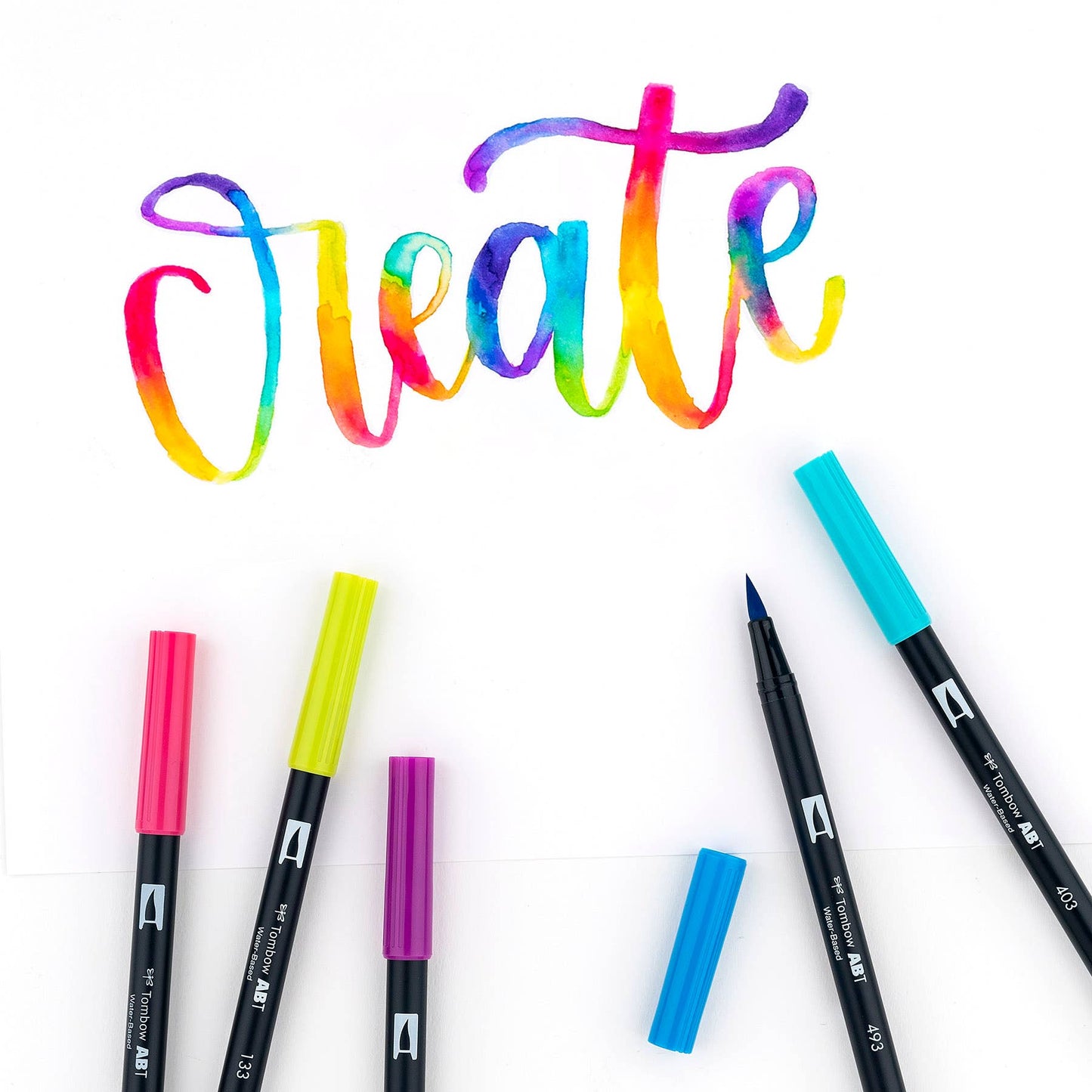 Dual Brush Pen Art Markers: Bright - 10-Pack
