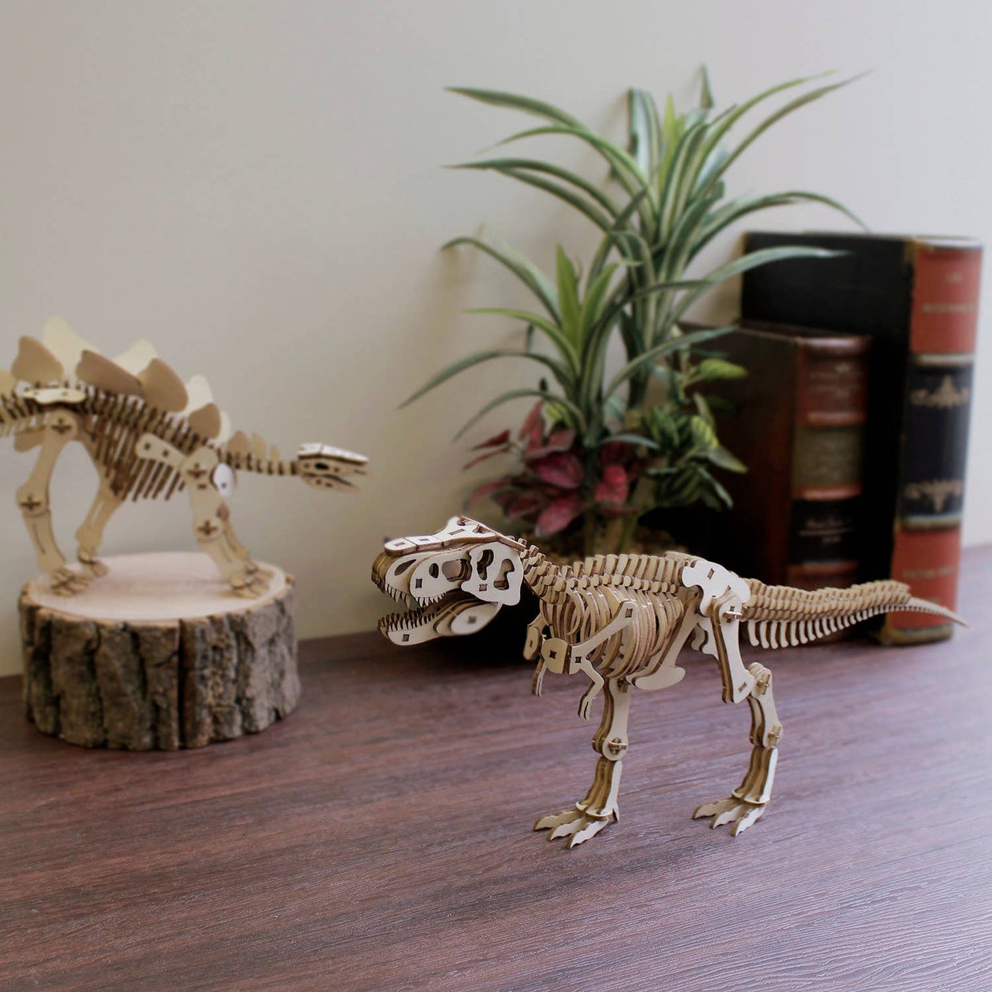 Wa-gu-mi T-Rex Wooden 3D Puzzle Kit