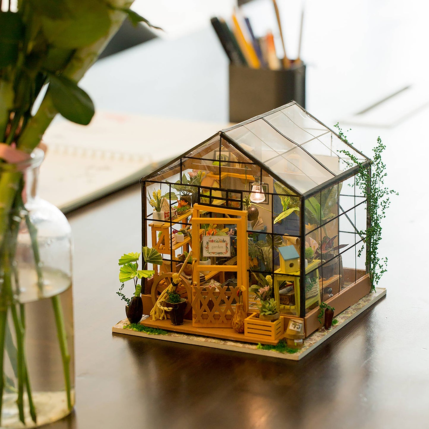 Cathy's Flower House DIY Miniature House Kit