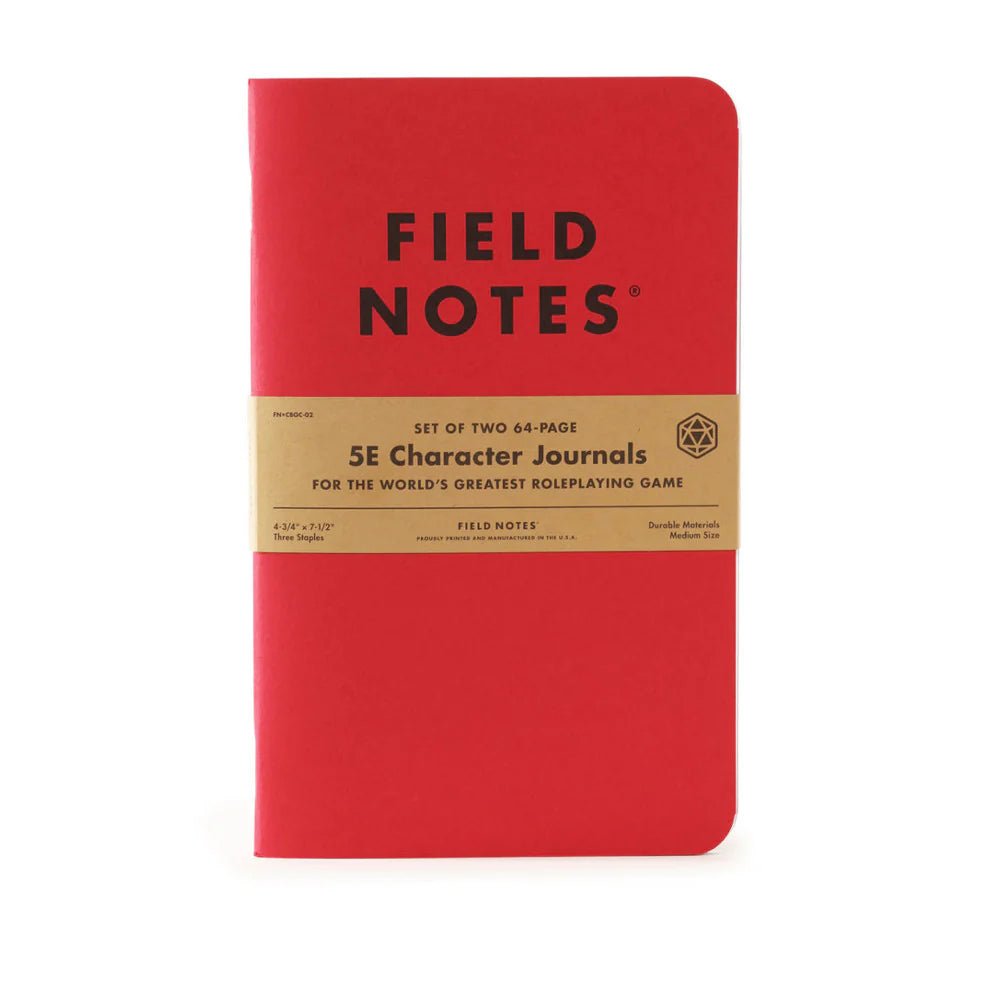 Field Notes - 5E Character Journals Field Notes 