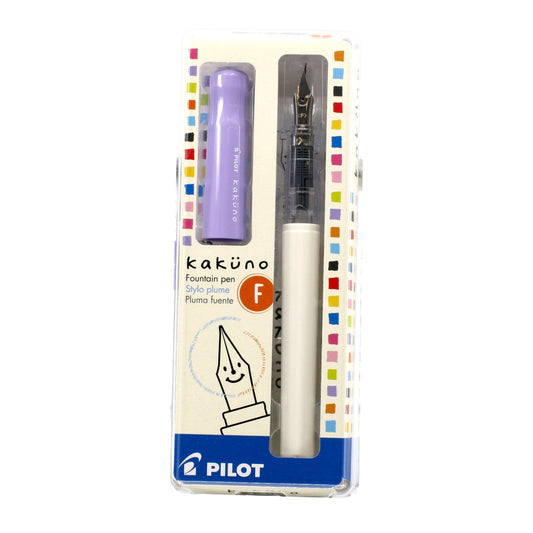 Kakuno Fountain Pen Purple Fine Cardboard Robot 