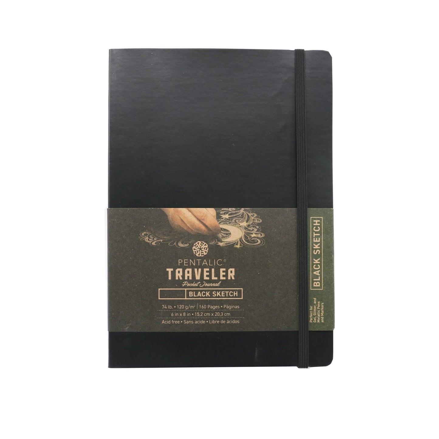 Pentalic Traveler 6x8 Black w/ Black Paper