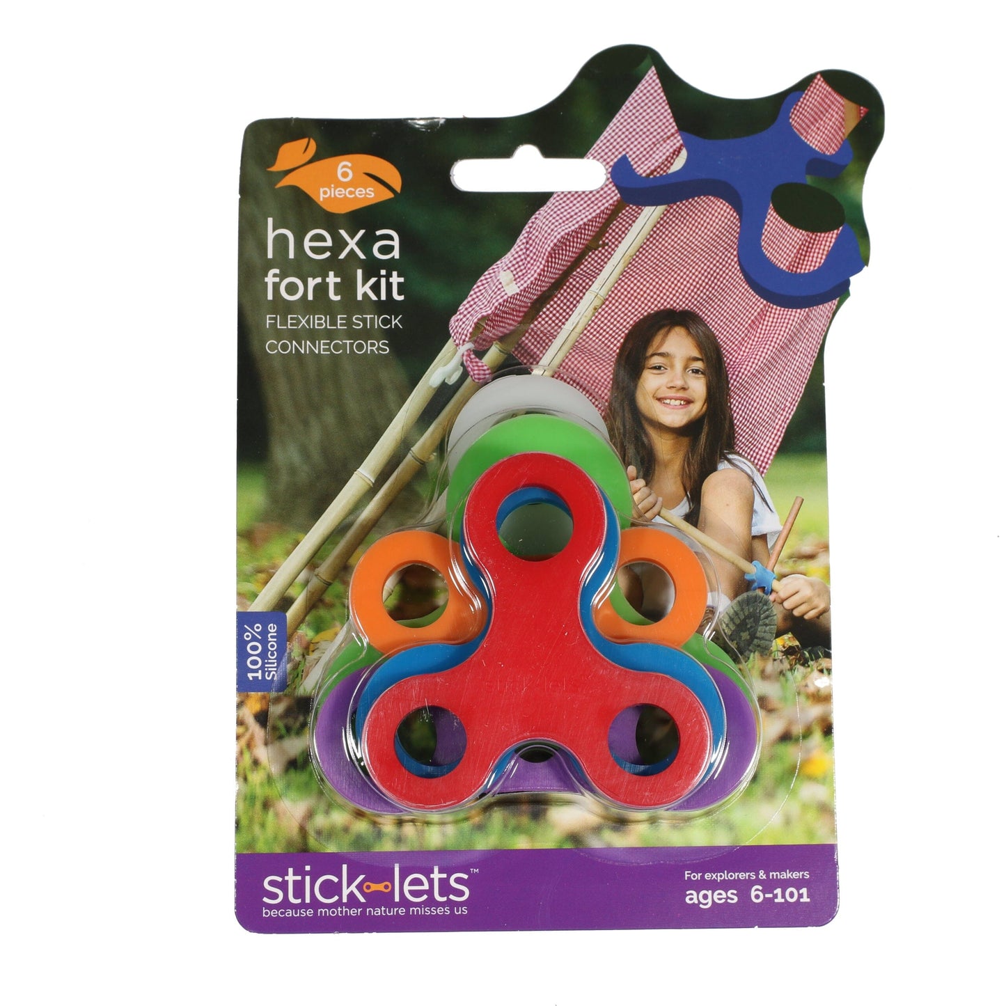 Sticklets 6pc Hexa Fort Kit